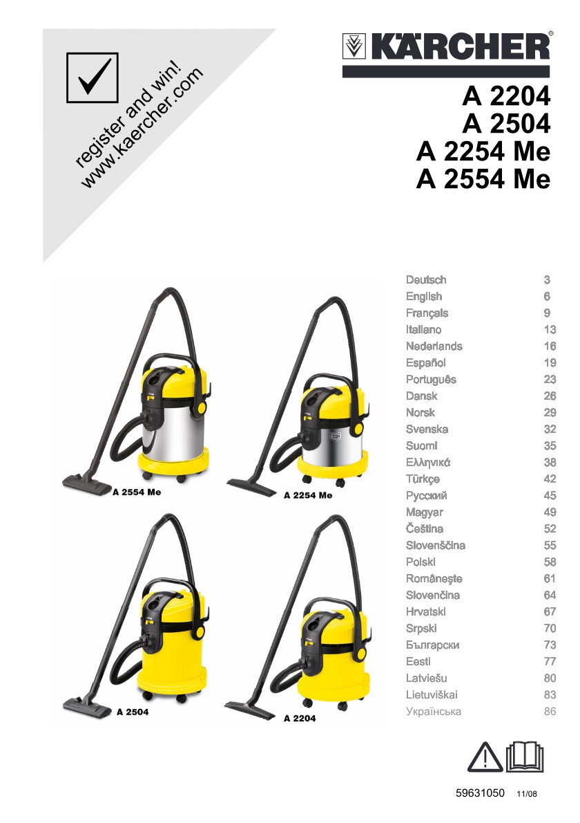 Nass-/Trockensauger A 2204