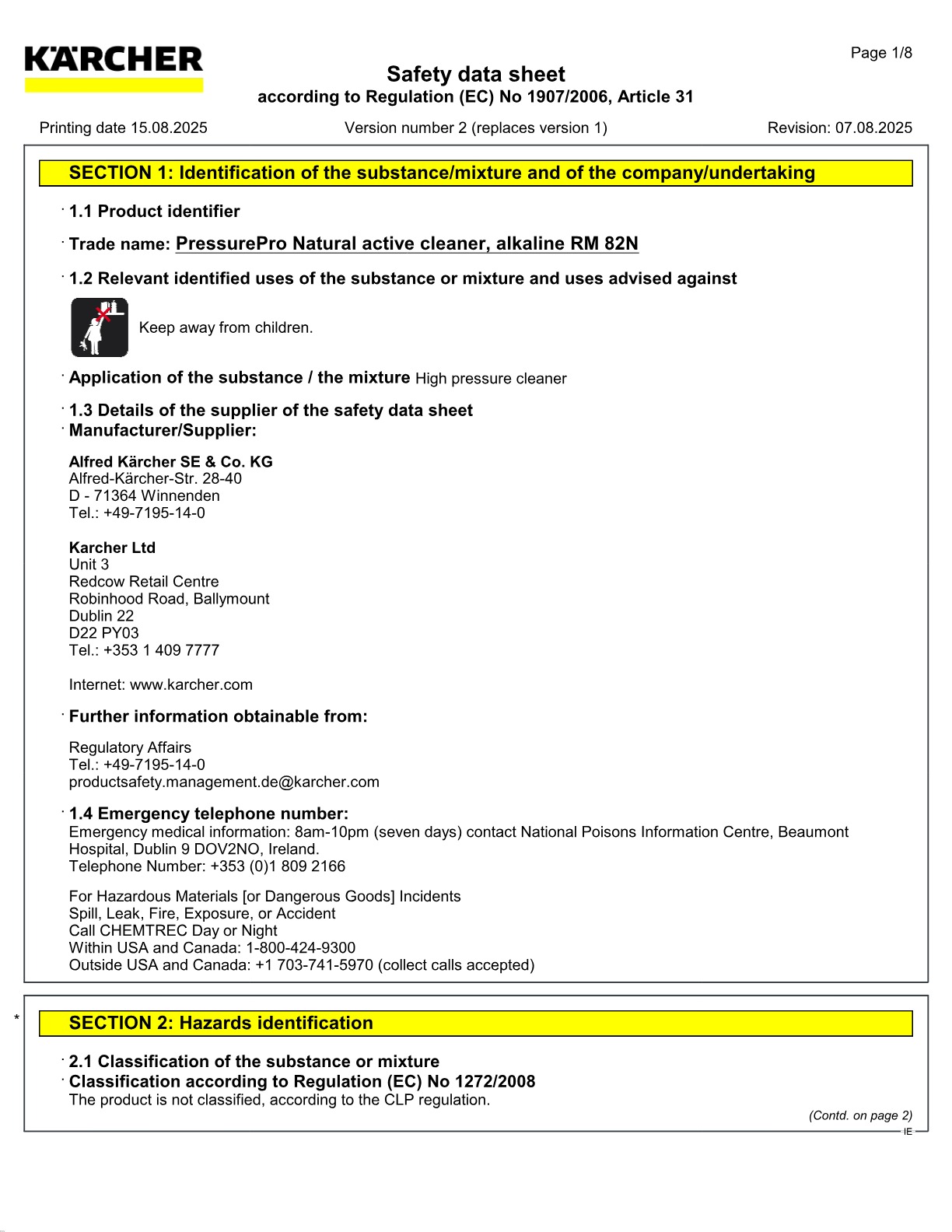 Safety data sheet