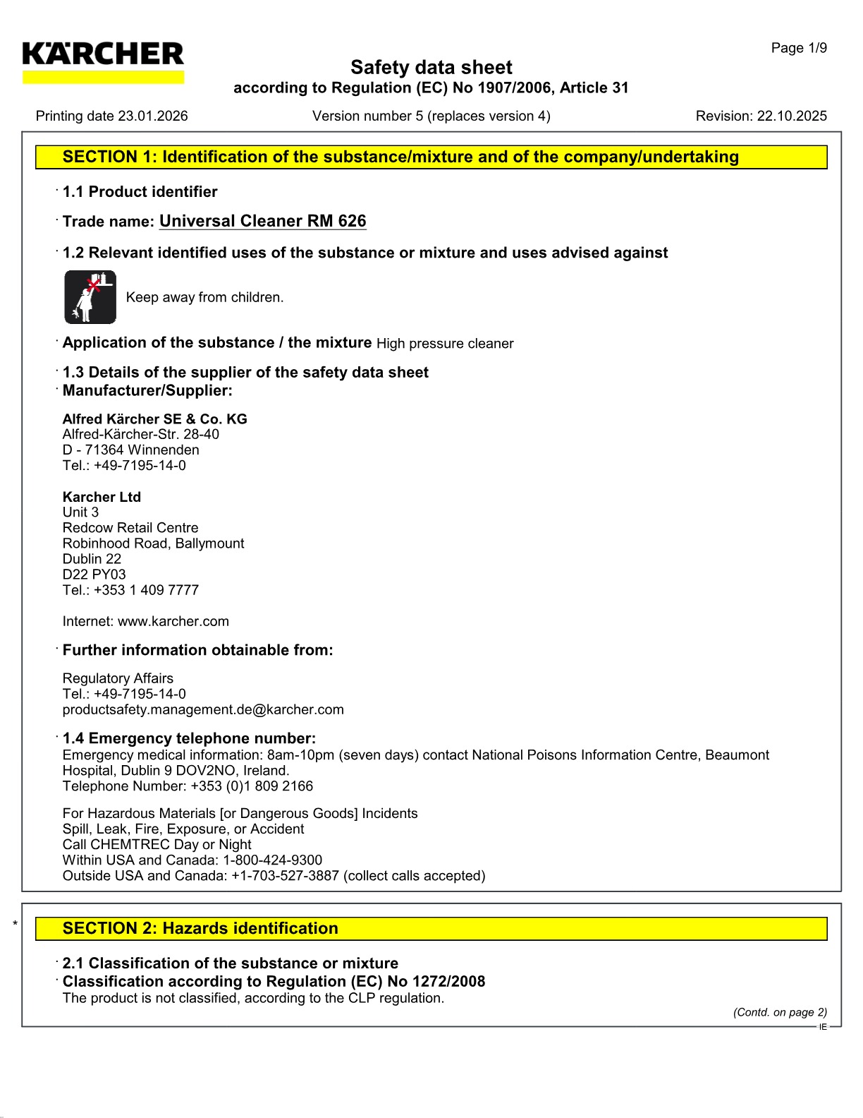 Safety data sheet