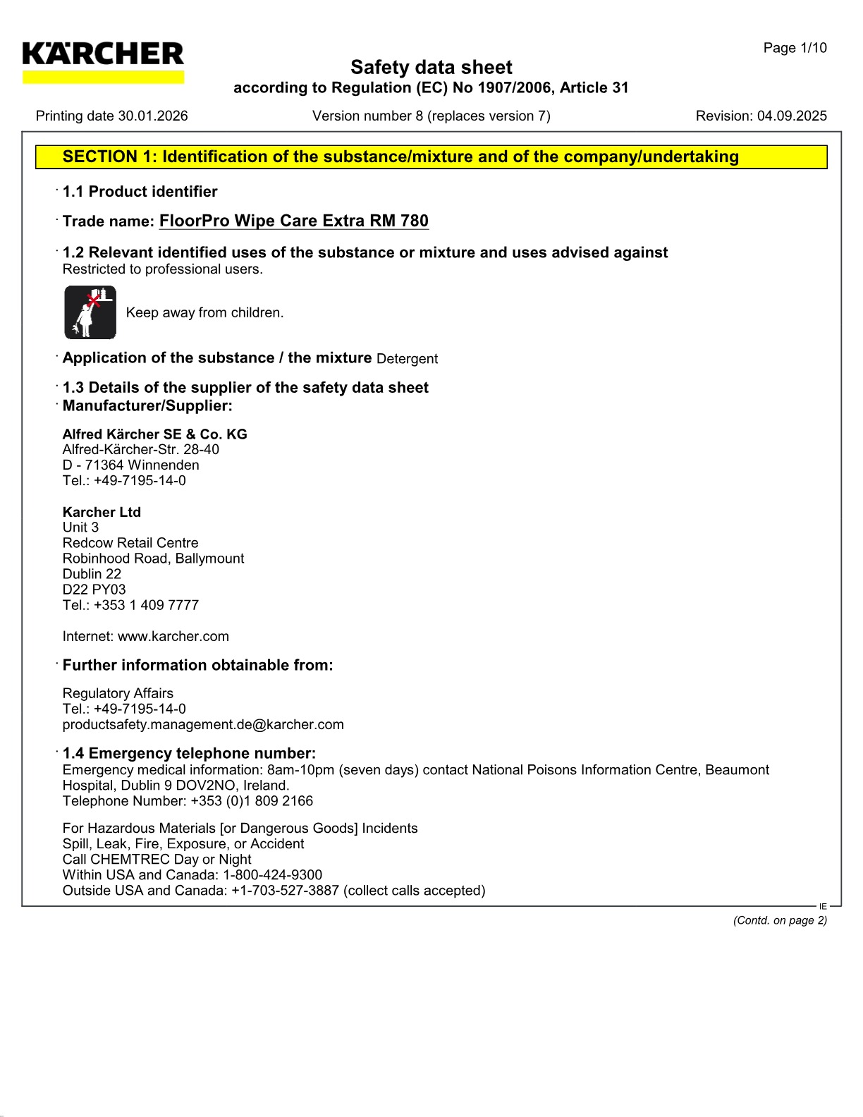 Safety data sheet