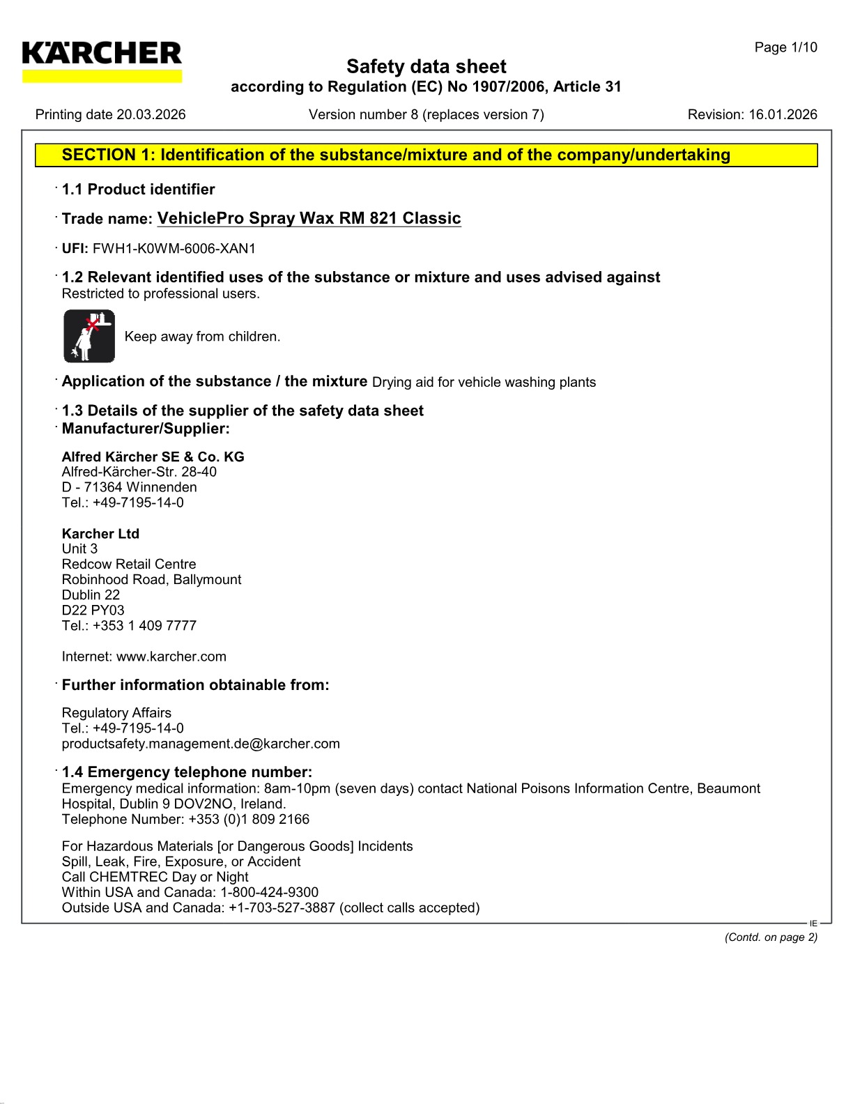 Safety data sheet