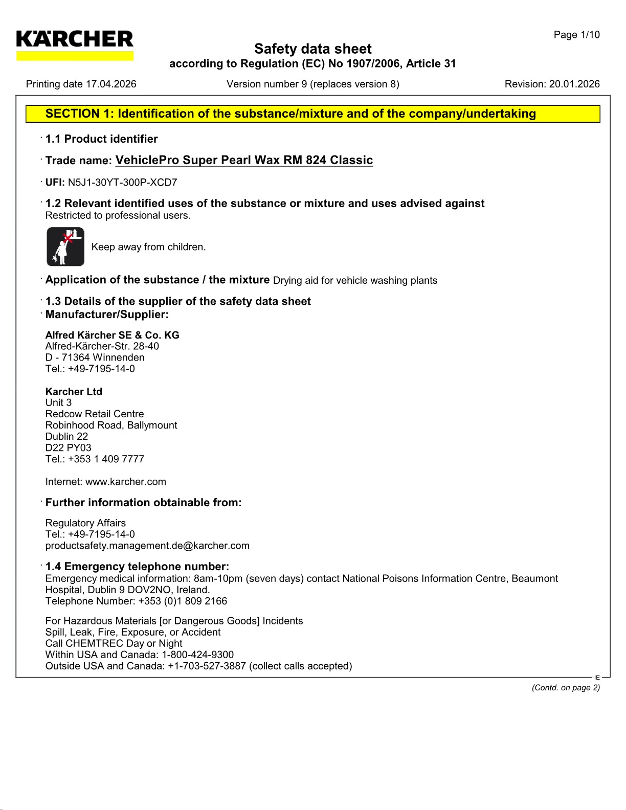 Safety data sheet
